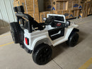 White 12V Ride-On for Kids β Jeep Style, Music, Remote, USB | NZ Stock, Overnight Delivery | Justrightdeals
