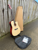 Premium 41” electric acoustic Guitar with case, extra strings & picks | Overnight NZ delivery- Justrightdeals - JustRight deals New Zealand