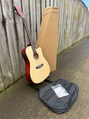 Premium 41” electric acoustic Guitar with case, extra strings & picks | Overnight NZ delivery- Justrightdeals - JustRight deals New Zealand