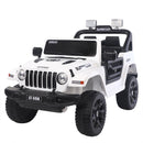 White 12V Ride-On for Kids β Jeep Style, Music, Remote, USB | NZ Stock, Overnight Delivery | Justrightdeals
