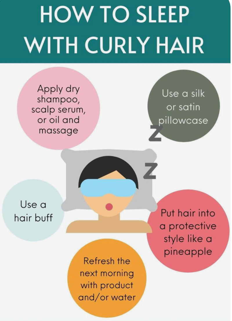 How to protect your curls while sleeping?
