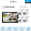 5MP Wireless Security Camera System – 10.1” Touch Screen Monitor, 4 Cameras, Color Night Vision | NZ Stock | Overnight Delivery | Afterpay & Zip Pay - JustRight deals New Zealand 