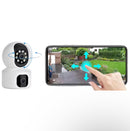 Dual‑Lens 4MP  PTZ WiFi Security Camera – Auto-Tracking, Two‑Way Audio, 360° Pan‑Tilt | NZ Stock, Overnight Delivery | JustRightDeals