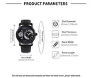 KiwiPro Luxury Men’s Fashion Watch – Open Gear Dial, Roman Numeral, Leather, Date Display, 2 Straps | NZ Stock | Overnight Delivery | Afterpay & Zip Pay