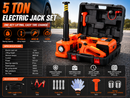 5-Ton Electric Hydraulic Car Jack Kit with Impact Wrench & Air Compressor | 12V DC | Emergency Roadside Tyre Change Set | NZ Stock | Overnight Delivery | Afterpay