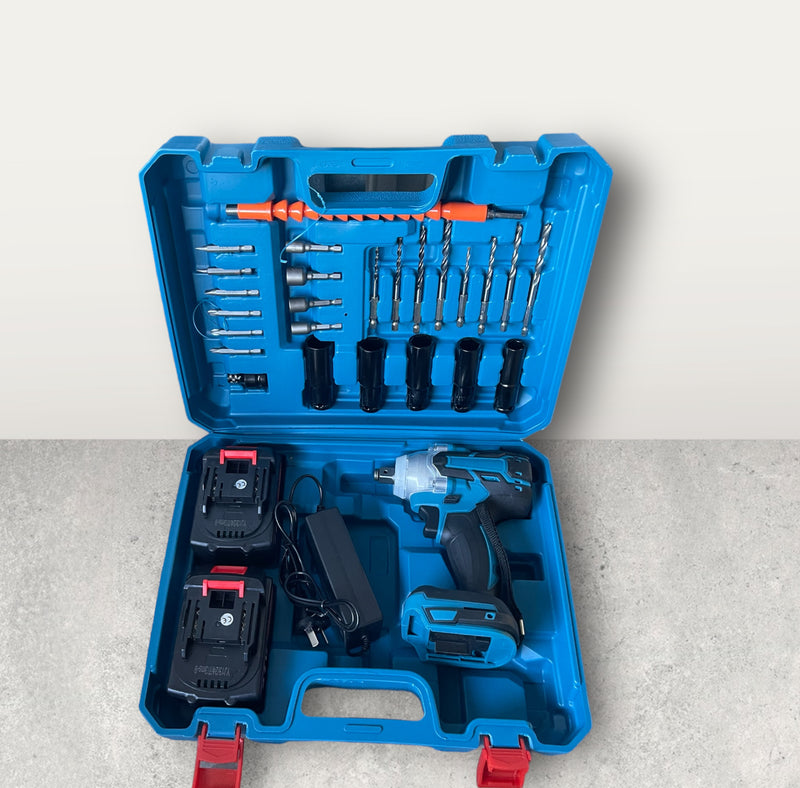 Cordless Impact Wrench | Rechargeable Wrench nz-Justrightdeals