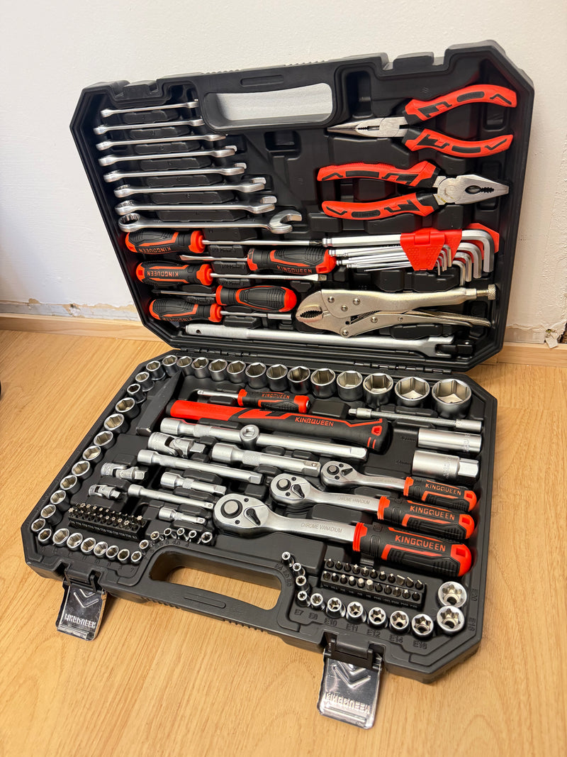 137pc Socket Set 1/4″, 3/8″, 1/2″ – Professional Tool Kit, NZ Stock, Overnight Delivery