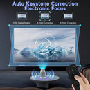 Smart Projector 4K HD LED Bluetooth Wifi HDMI Built in Speaker - JustRight deals New Zealand 