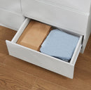 8 Drawer Chest of Drawers – White MDF Storage Cabinet 110cm | NZ Stock | Overnight Delivery | Afterpay & Zip Pay - JustRight deals New Zealand 