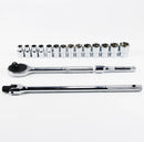 16PCS 1/2” Drive Socket Set – Ratchet Wrench, Extension Bar & Spark Plug Socket | NZ Stock