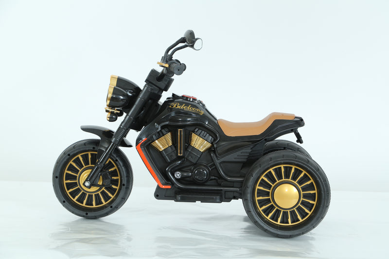 Black Electric Ride-On Toy Bike – Lights, Music & MP3 | NZ Stock, Overnight Delivery | Justrightdeals
