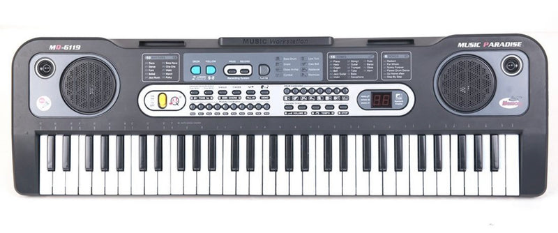 61 keys electric Piano keyboard with microphone and adapter - JustRight deals New Zealand 