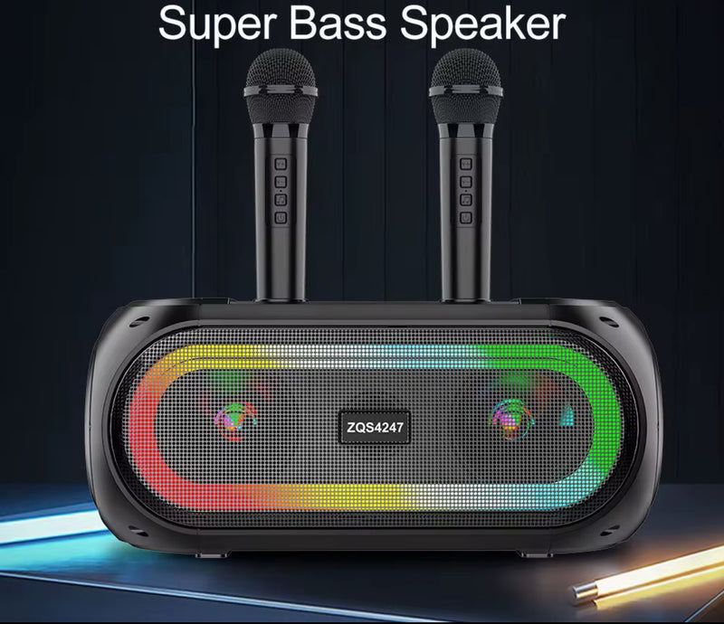 Portable Bluetooth Speaker 15W – Dual 4” Drivers, 2 Mics, Remote, TWS | NZ Stock | Overnight Delivery