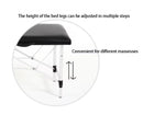 Portable Folding Massage Table Bed – Adjustable Backrest & Height, Aluminium Frame, Carry Bag | Afterpay & Overnight Delivery - JustRight deals New Zealand 