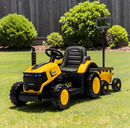 12V Kids Ride On Tractor with Trailer – Remote Control, LED Lights, Music & Leather Seat | NZ Stock | Overnight Delivery | Afterpay & Zip Pay - JustRight deals New Zealand 