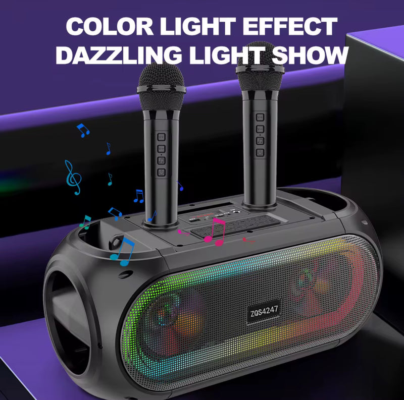 Portable Bluetooth Speaker 15W – Dual 4” Drivers, 2 Mics, Remote, TWS | NZ Stock | Overnight Delivery