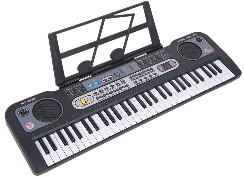 61 keys electric Piano keyboard with microphone and adapter - JustRight deals New Zealand 