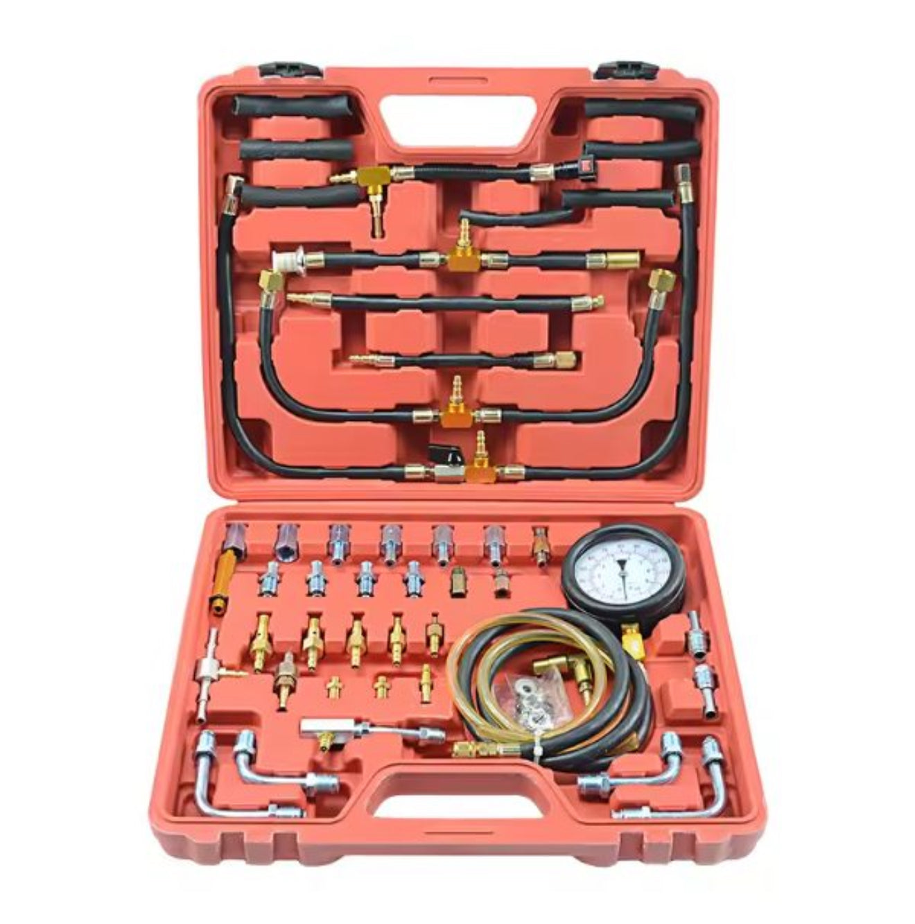 Manometer Fuel Injection Pressure Gauge Kit – 0-140 PSI with Adapters