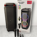 Bluetooth Party Speaker with 2 microphones - JustRight deals New Zealand 
