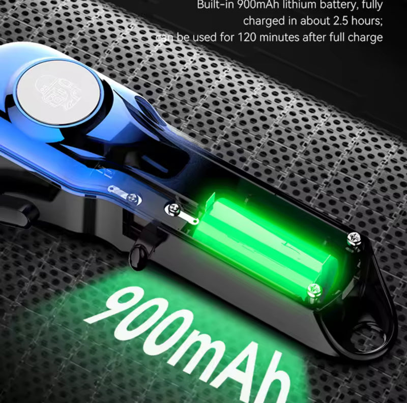Professional Hair Clipper with LCD Display – Adjustable Blades,3Hrs Use time, USB Charging, 4 Guide Combs | NZ Stock | Overnight Delivery