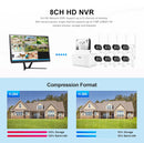 Wireless 2MP 4CH CCTV Security Camera System - JustRight deals New Zealand 