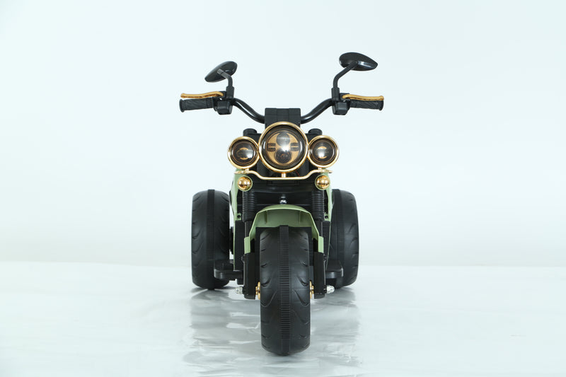 Green Ride-On Toy Bike – Lights, Music & MP3 | NZ Stock, Overnight Delivery | Justrightdeals