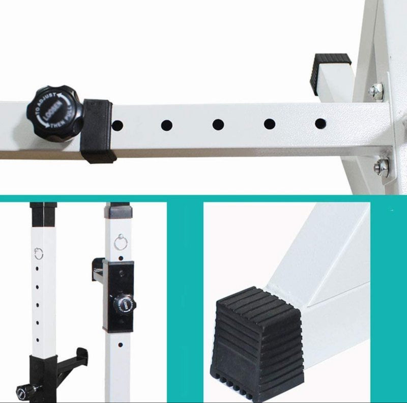 Adjustable Squat Rack & Bench Press Stand – Multi-Functional Home Gym Fitness Equipment | NZ Stock & Overnight Delivery