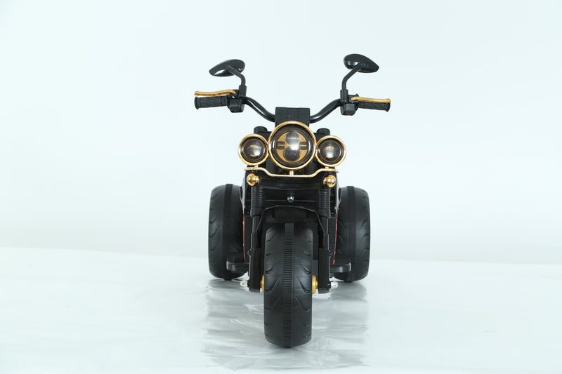 Black Electric Ride-On Toy Bike – Lights, Music & MP3 | NZ Stock, Overnight Delivery | Justrightdeals