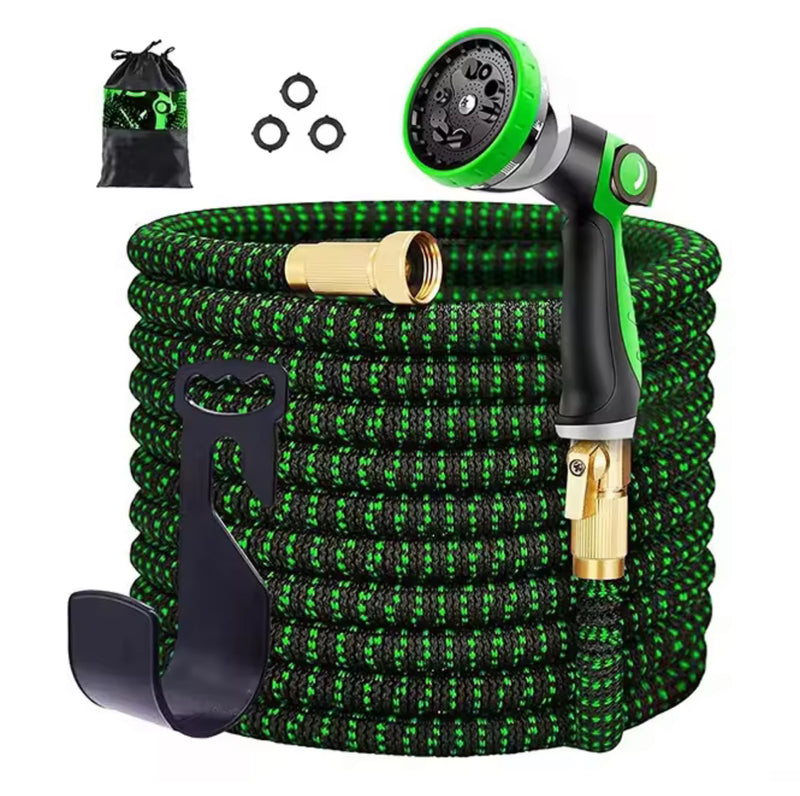 75ft Expandable Garden Hose with 10-Function Spray Gun & NZ Tap Fittings – Lightweight, Leak-Proof & Kink-Free Water Hose