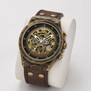 KiwiPro Vintage Skeleton Automatic Men’s Watch – Bronze Leather Mechanical Watch, Self-Winding, Roman Numeral Dial | NZ Stock | Overnight Delivery | Afterpay & Zip Pay