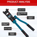 16-Ton Hydraulic Crimper with Dies Set | Heavy-Duty Cable Lug Tool | NZ Stock | Overnight Delivery | Afterpay & Zip Pay