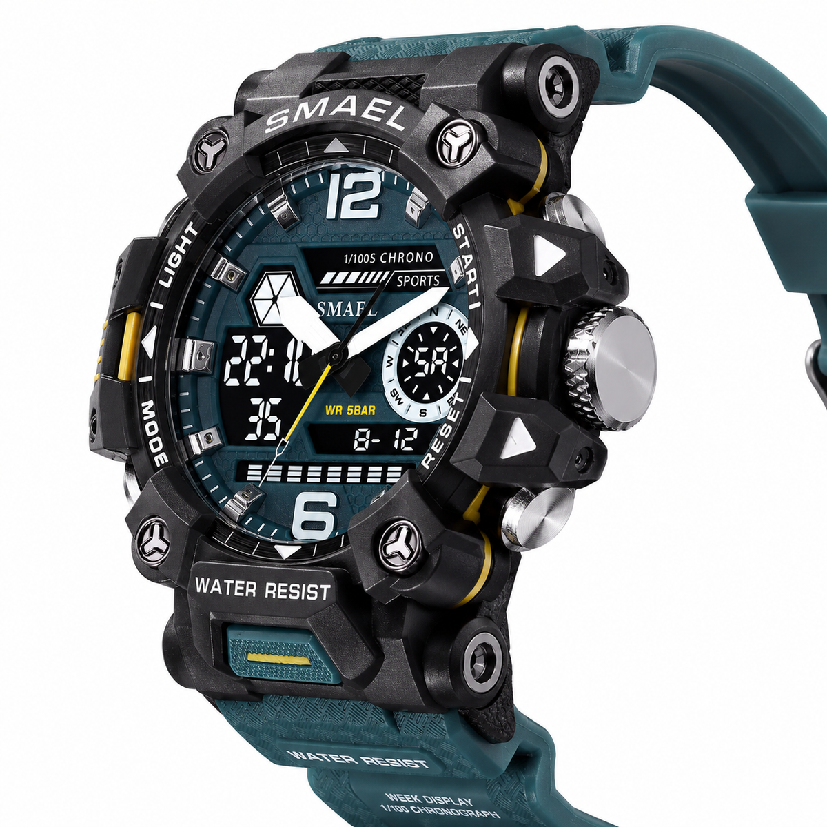 Men’s Sports Watch – Dual Display, LED Backlight, 30M Waterproof | NZ Stock | Overnight Delivery - JustRight deals New Zealand 