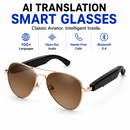 Bluetooth Smart Glasses AI Translation Sunglasses 100+ Languages Open Ear Headphones UV400 NZ Stock Overnight Delivery Afterpay - JustRight deals New Zealand 