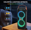 Portable Bluetooth Speaker with Microphone – RGB Lights, FM/USB/AUX/TWS | NZ Stock | Overnight Delivery | Afterpay & Zip Pay