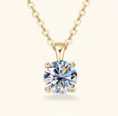 6.5mm Moissanite Necklace – D Color VVS1 Excellent Cut Pendant with Gift Box | NZ Stock | Overnight Delivery | Afterpay