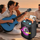 8” Bluetooth Party Speaker | 40W Bass Boost, RGB Lights, Wireless Mic, FM/USB/AUX/TWS | NZ Stock | Overnight Delivery | Afterpay Zip