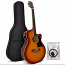 Premium 41” electric acoustic Guitar with case, extra strings & picks | Overnight NZ delivery- Justrightdeals - JustRight deals New Zealand 