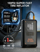 1500A Car Jump Starter with 150PSI Air Compressor – 10,000mAh 6-in-1 Emergency Power Bank | NZ Stock | Overnight Delivery | Afterpay