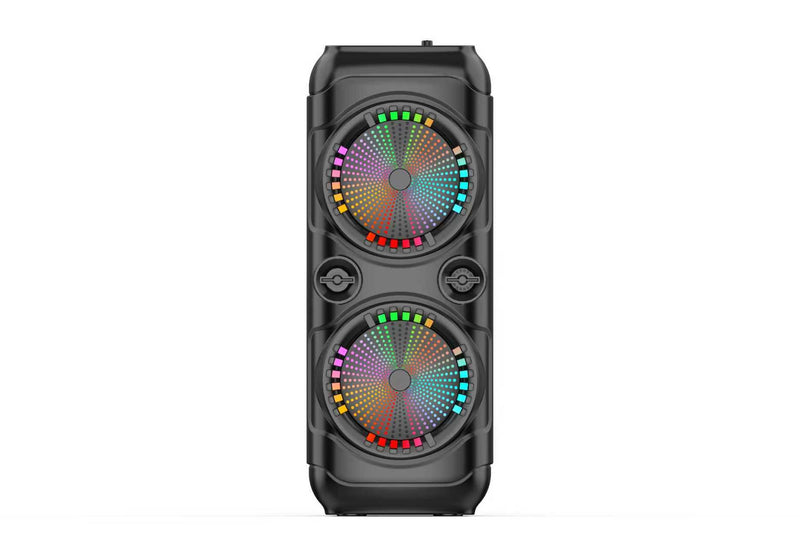 Dual 8” Portable Bluetooth Speaker – Wireless Mic, FM, USB/TF, AUX | NZ Stock | Overnight Delivery | Afterpay Zip