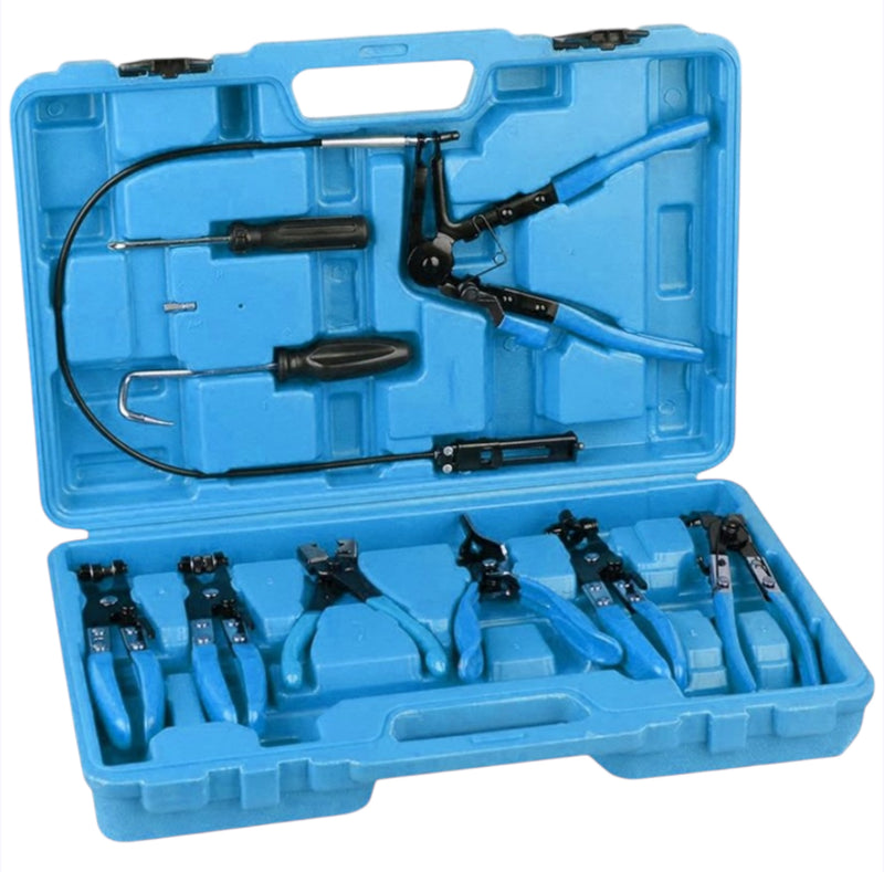 Flexible Hose Clamp Pliers 9PCS Set – Automotive Tool Kit | NZ Stock & Overnight Delivery