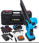 KiwiPro 8” Brushless Cordless Chainsaw – 21V Mini Chainsaw, 2 Batteries, 2 Chains & Case | NZ Stock | Overnight Delivery | Afterpay