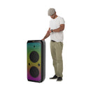 Dual 10” Bluetooth Party Speaker with 2 Wireless Mics – 80W Power, LED Lights, TWS, NZ Stock | Overnight Delivery | Afterpay Zip Pay