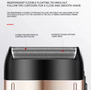 Rechargeable Electric Shaver – Wet & Dry Dual Blade System | USB Charging | NZ Stock & Overnight Delivery