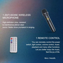 8” Bluetooth Party Speaker | 40W Bass Boost, RGB Lights, Wireless Mic, FM/USB/AUX/TWS | NZ Stock | Overnight Delivery | Afterpay Zip