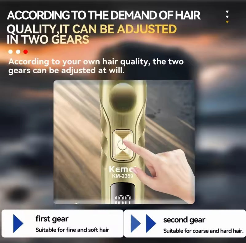 Professional T-Blade Hair Trimmer for Men – Cordless, 3H Runtime, 7000RPM | NZ Stock | Overnight Delivery