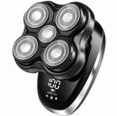 5-in-1 Electric Head Shaver – 5D Floating Rotary Shaver, Wet & Dry, LED Display, USB Rechargeable | NZ Stock | Overnight Delivery | Afterpay