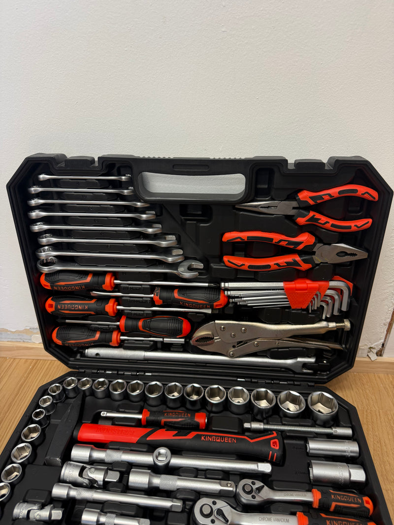 137pc Socket Set 1/4″, 3/8″, 1/2″ – Professional Tool Kit, NZ Stock, Overnight Delivery