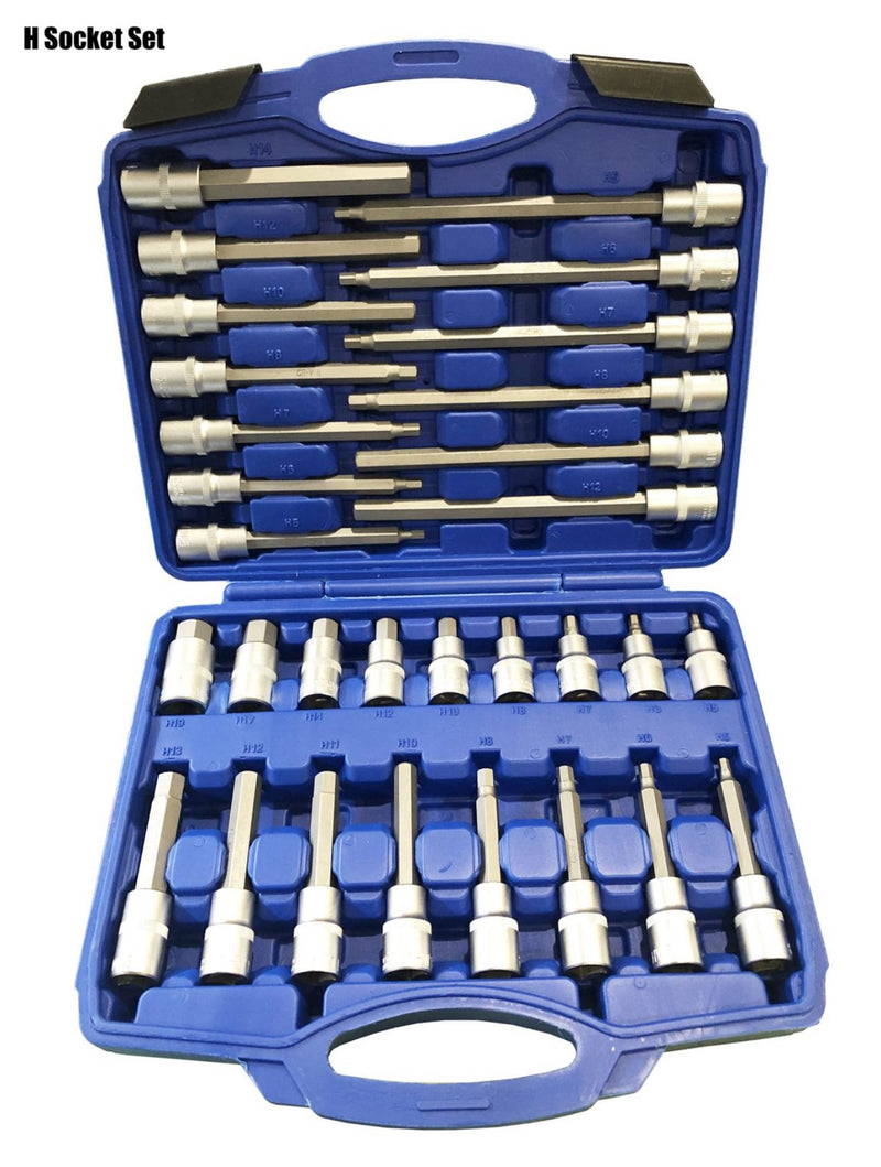 30PCS Torx Bit Socket Set – Chrome Vanadium Steel, H5–H19, Long & Medium Sizes | NZ Stock | Overnight Delivery | Afterpay & Zip Pay