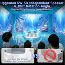 Smart Projector 4K HD LED Bluetooth Wifi HDMI Built in Speaker - JustRight deals New Zealand 