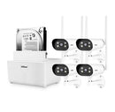 Wireless 2MP 4CH CCTV Security Camera System - JustRight deals New Zealand 
